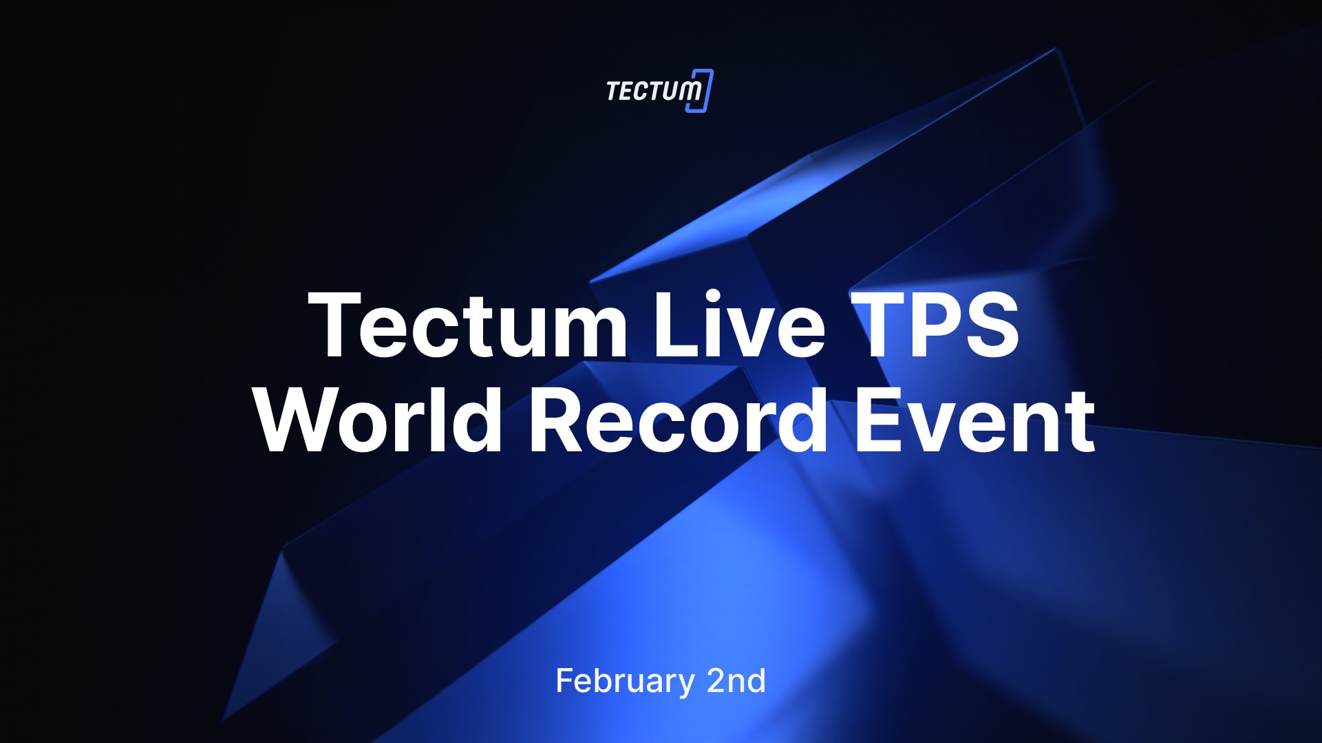 Tectum Live Tps World Record Event Set For February Nd Tectum Blockchain