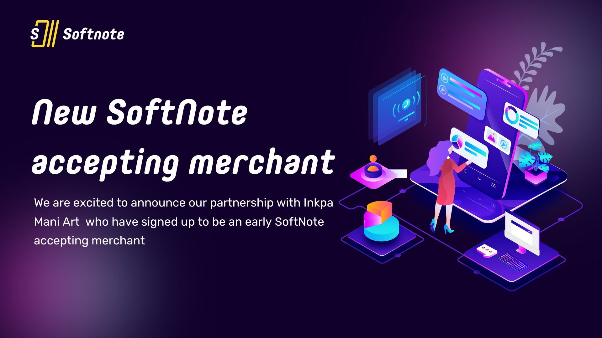 New SoftNote accepting merchant
