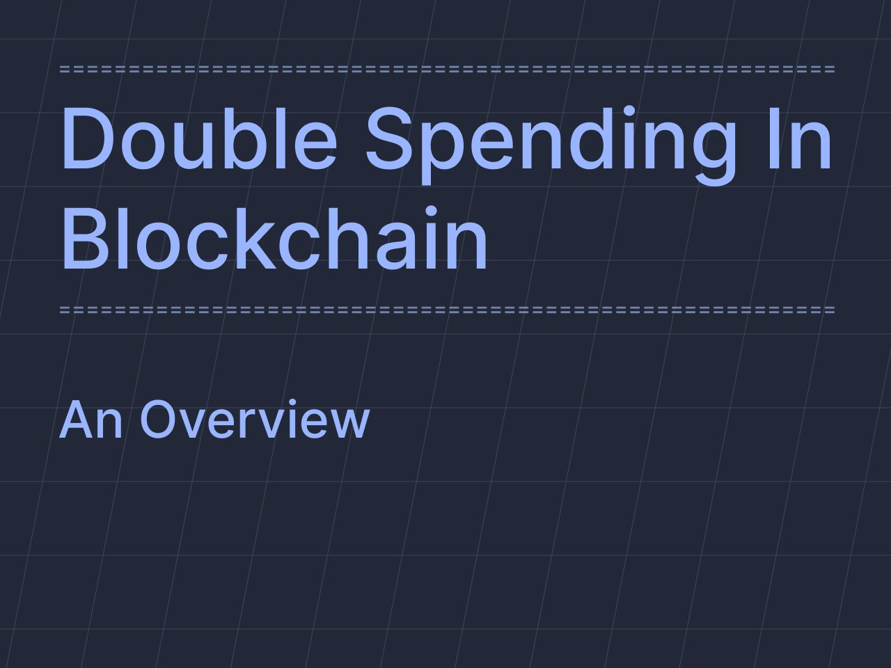 blockchain form double spending