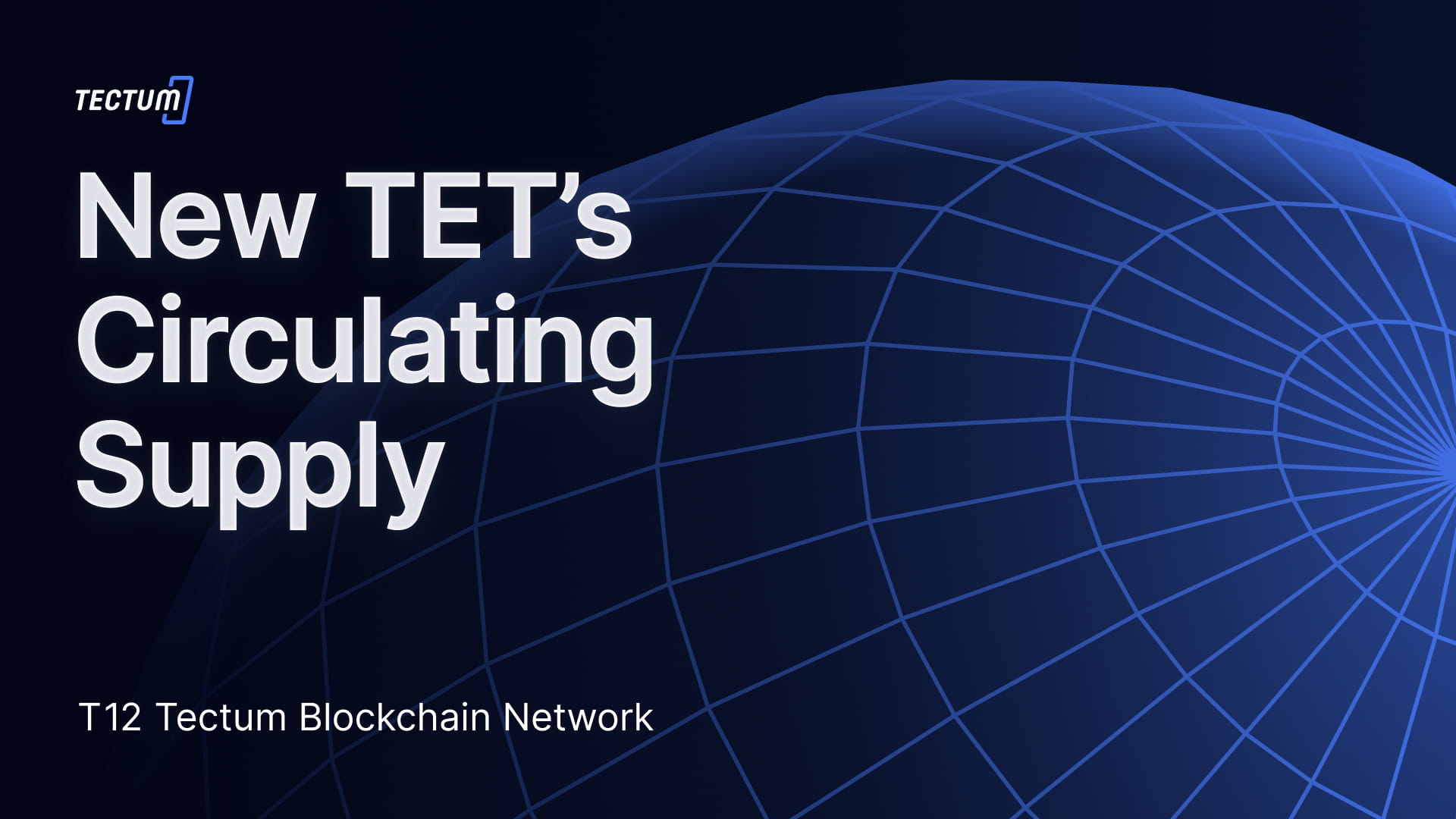 Our Tokenomics and new TET’s Circulating Supply
