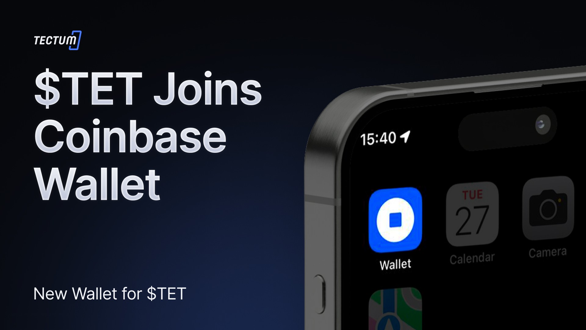 Tectum Emission Token (TET) Now Available on Coinbase Wallet