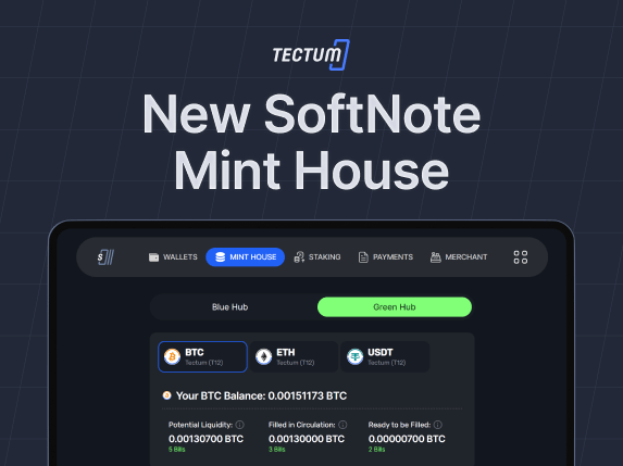 SoftNote Wallet Mint Section Update: Tectum Enhances User Experience With Major Upgrades to its Noncustodial Wallet