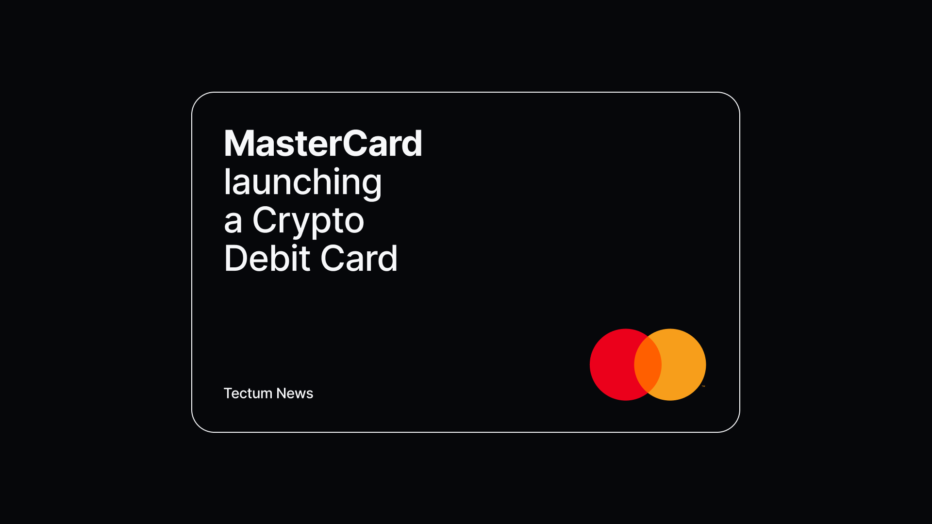 MasterCard Crypt Debit Card