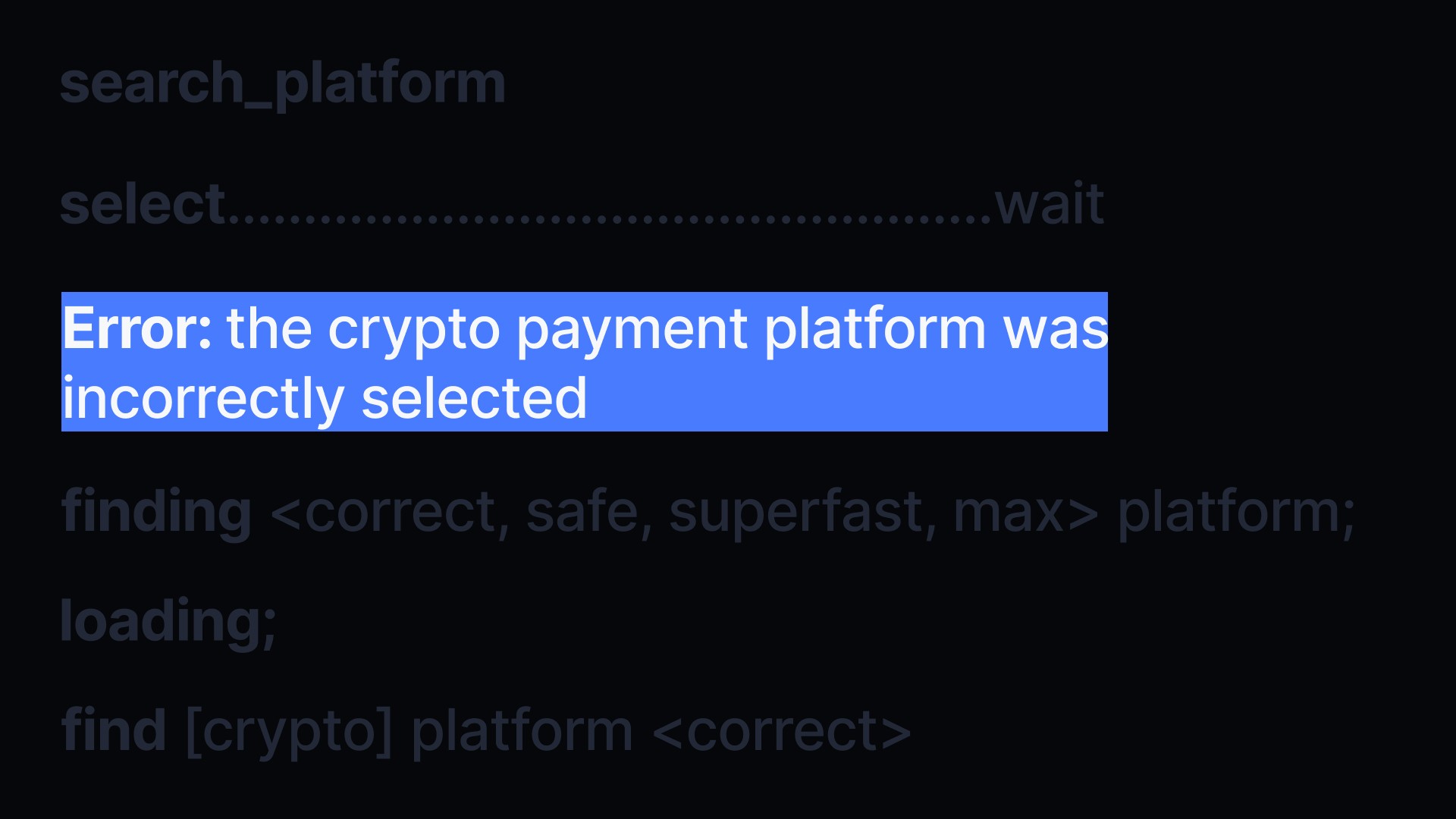 Crypto Payment Platform