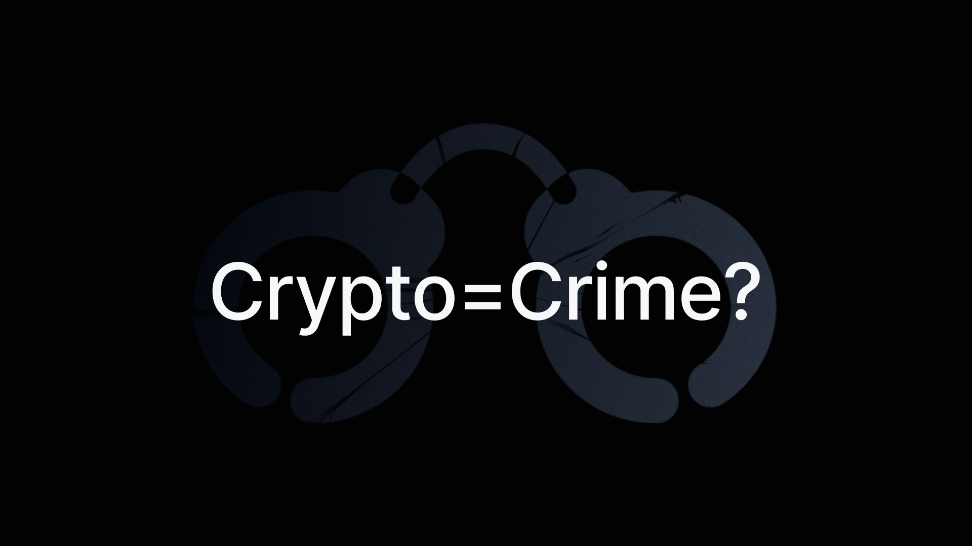 Is Crypto Supporting Crime