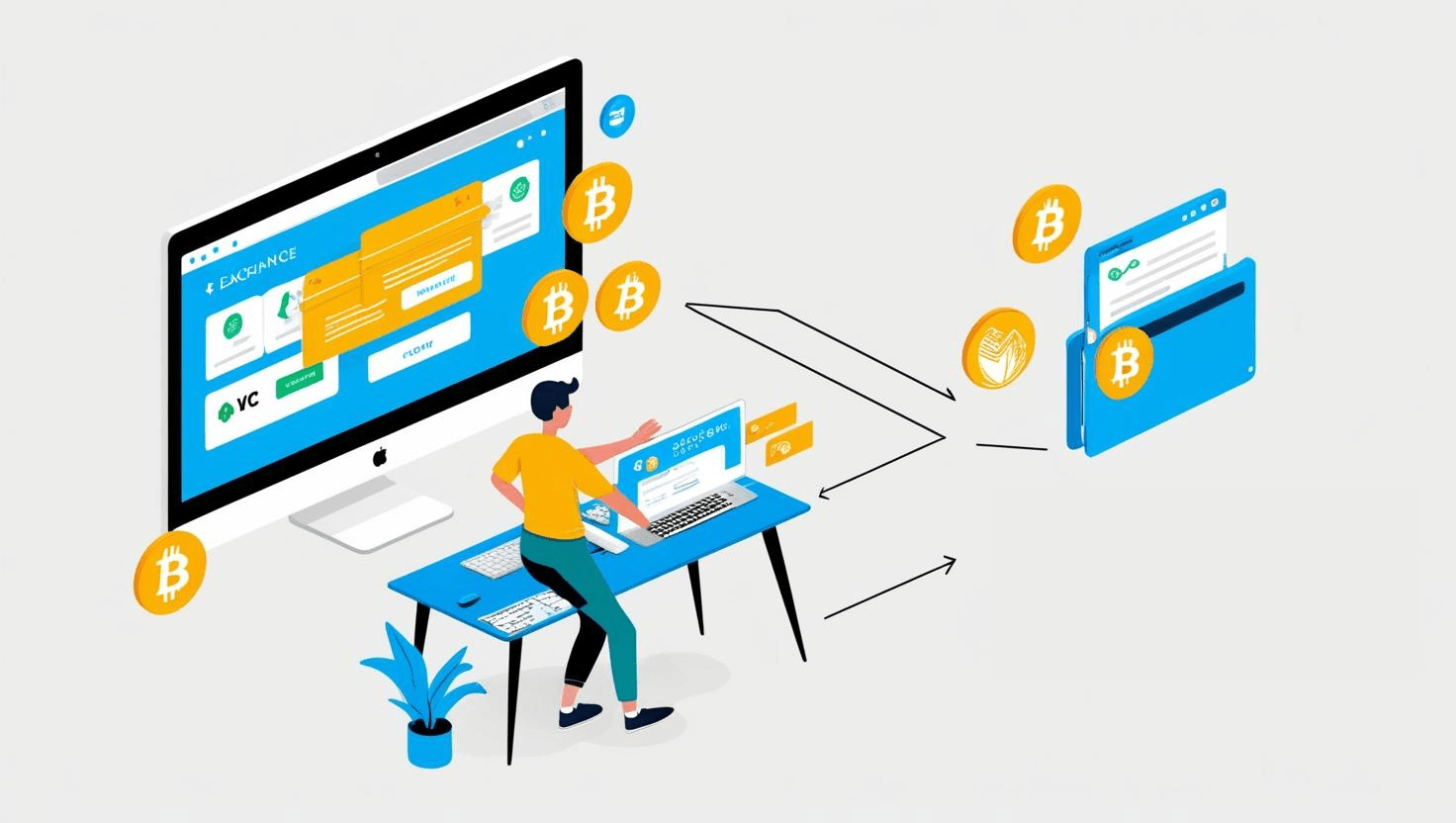 Differences Between a Cryptocurrency Exchange and a Cryptocurrency Wallet